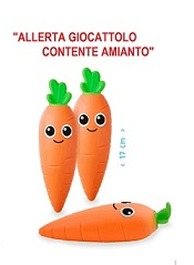 Allerta giocattolo contenente amianto